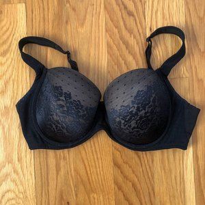 Soma Black Lace Full Coverage Bra